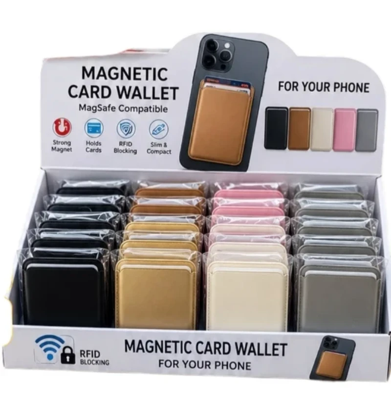 ארנק מגנט עוצמתי לגב הפאלפון לכרטיסים (MagSafe) | חסימת סריקות
