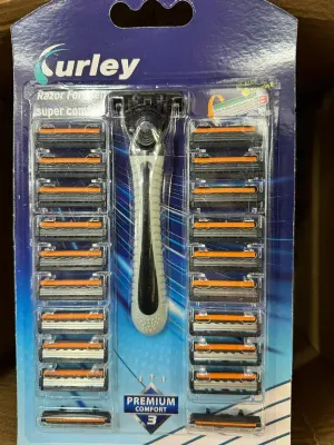 סכין גילוח רב-להבים של Curley