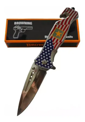 אולר טקטי מתקפל מבית Browning בעיצוב פטריוטי אמריקאי כבד במיוחד