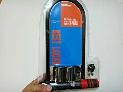 מנעול U מקצועי לנעילת אופניים ואופנועים – BEST LOCKS