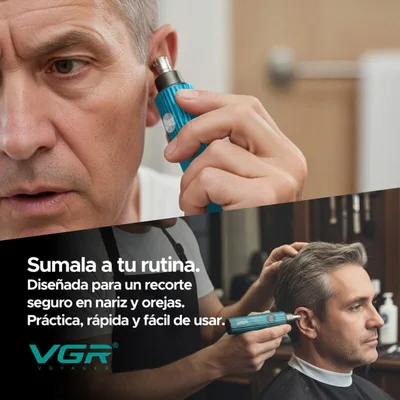מכונת קוצץ שיער לאף ולאוזניים VGR V-629