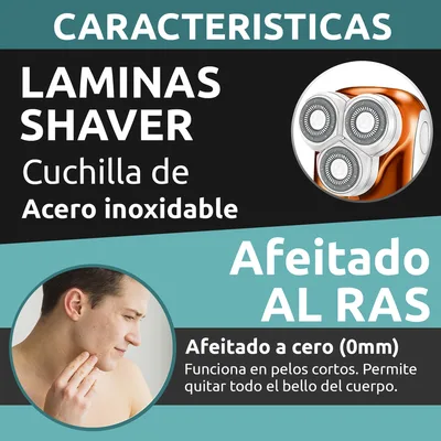 מכונת גילוח חשמלית קומפקטית VGR V-346 לגברים – 3 ראשים מסתובבים + גילוח 0 מ״מ