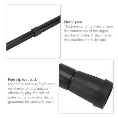 מקל הליכה טלסקופי דו־חלקי למבוגרים לקשישים
