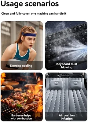 מפוח אוויר + שואב אבק עוצמתי לניקוי