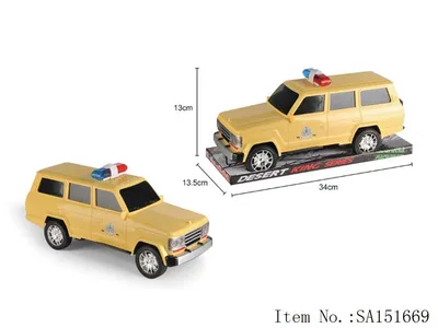 מכונית שלט לילדים בסגנון טויוטה 4X4 עם אורות משטרה