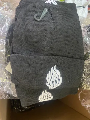 כובע גרב שחור לחורף  האש שלי