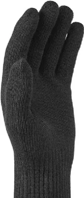 כפפות צמר שחורות לחורף – ONE SIZE | עבות, מחממות ונוחות