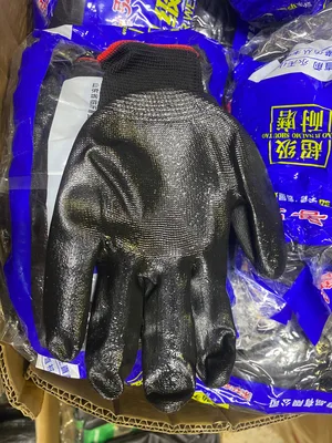 סט 12 זוגות כפפות עבודה מגומי מקצועיות