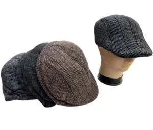 כובע קסקט חורפי ועבה צרפתי לגבר