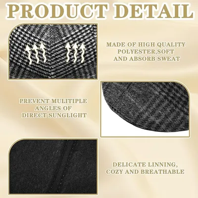 כובע קסקט חורפי ועבה צרפתי לגבר