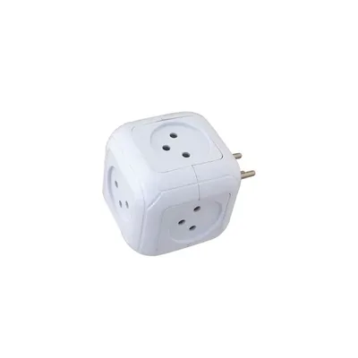 הקובייה החשמלית המקורית – מפצל חשמל 1 ל-5 בעיצוב חכם