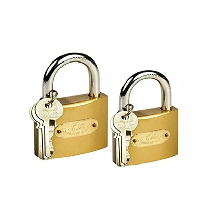 סט 12 מנעולי פליז איכותיים (Solid Brass) ב-3 גדלים