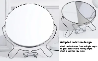 מראה שולחנית דו-צדדית 5 אינץ' – היופי והדיוק שלך, בגרסה הקומפקטית