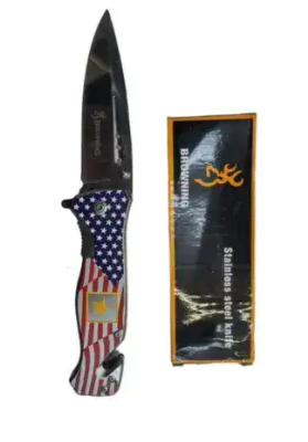 אולר טקטי מתקפל מבית Browning בעיצוב פטריוטי אמריקאי כבד במיוחד