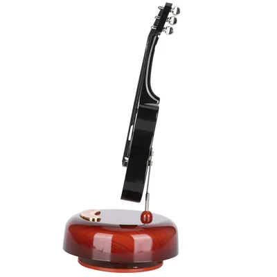 תיבת נגינה גיטרה קלאסית מסתובבת – עיצוב פרימיום וצלילים מרגיעים