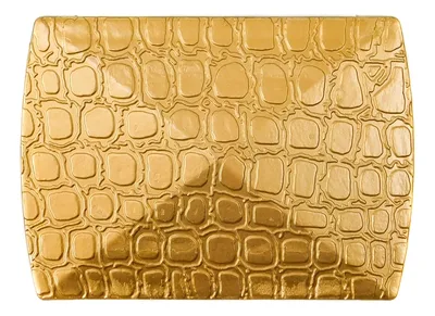 מראת כיס יוקרתית כפולת פנים – עיצוב "קרוקו" עם סגירת יהלום