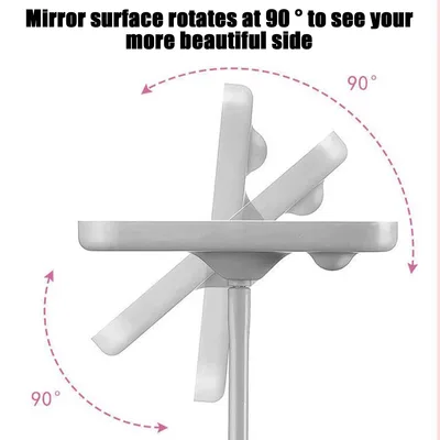 מראת איפור טאץ' מקצועית עם תאורת LED חכמה – הדיוק המושלם בכל נגיעה