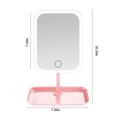 מראת איפור טאץ' מקצועית עם תאורת LED חכמה – הדיוק המושלם בכל נגיעה