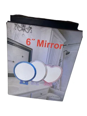 מראת 6 אינץ' שקופה ומתכווננת – כולל צד מגדיל לדיוק מקסימלי