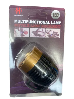 פנס קדמי עוצמתי לאופניים – תאורת LED 3W לבטיחות מקסימלית