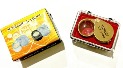 זכוכית מגדלת (לופה) מקצועית לצורפים 30X21mm