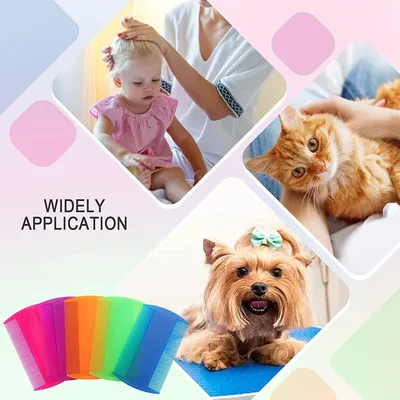 מסרק כינים וביצים דו-צדדי מפלסטיק – לניקוי יסודי, מהיר והיגייני