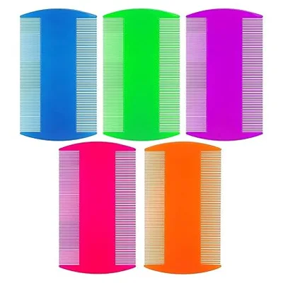 מסרק כינים וביצים דו-צדדי מפלסטיק – לניקוי יסודי, מהיר והיגייני