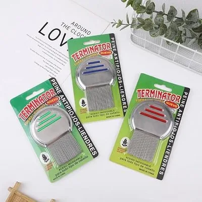 מסרק כינים מתכתי מקצועי מנירוסטה – הפתרון הסופי לראש נקי