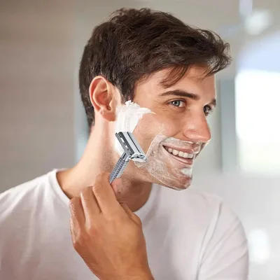 מכשיר גילוח קלאסי רב-פעמי גילוח מקצועי, מדויק וחסכוני