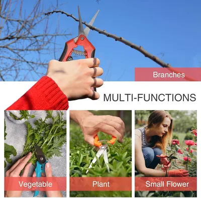 מזמרת גינה מקצועית מנירוסטה – לגיזום מדויק, קל ונוח של צמחים ופרחים