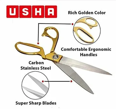 מספרי תפירה מקצועיים יוקרה ודיוק ב-9.5 אינץ' (242 מ"מ)