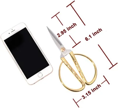 מספריים לבית בעיצוב "דרקון" מוזהב עוצמת חיתוך ודיוק במראה יוקרתי