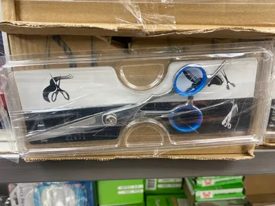 מספרי תספורת מקצועיים Blue-Grip – דגם חיתוך ישר או דגם דילול (דירוג)