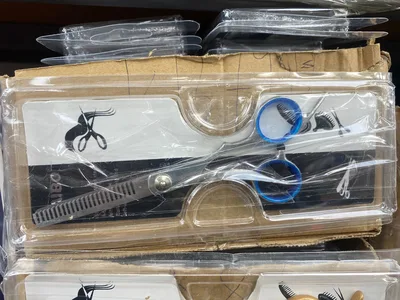 מספרי תספורת מקצועיים Blue-Grip – דגם חיתוך ישר או דגם דילול (דירוג)