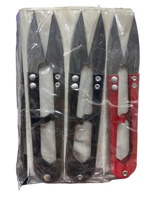 קוצץ חוטים מקצועי לתפירה וריקמה – להבי נירוסטה חדים ומנגנון קפיץ