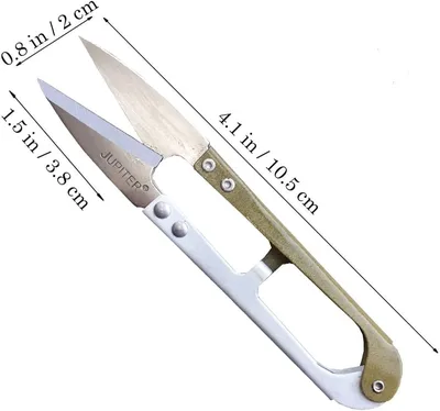 קוצץ חוטים מקצועי לתפירה וריקמה – להבי נירוסטה חדים ומנגנון קפיץ