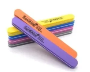 משייף ציפורניים (פצירה) דו-צדדי מקצועי לעיצוב, החלקה וגימור מושלם