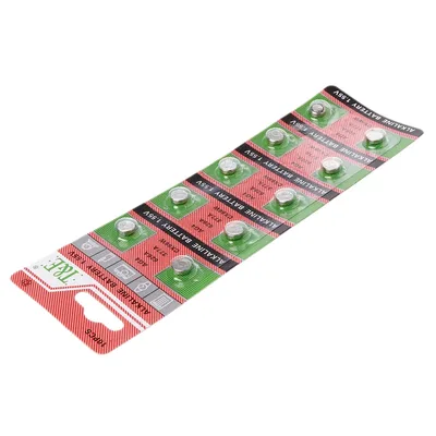 מארז 10 סוללות כפתור AG4 / 377A