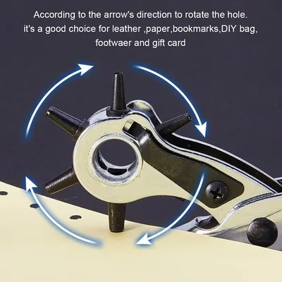 מנקב מחורר חורים לחגורה מסתובב מקצועי