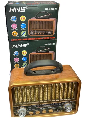 רדיו רמקול בלוטוס רטרו מעוצב 8899BT- רדיו נטען עוצמתי וינטאג'