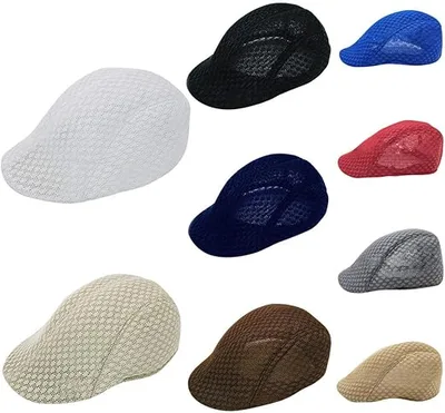 כובע קאסקט רשת צרפתי מאוורר לקיץ –בצבעים מיוחדים