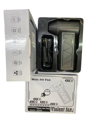 מפוח אוויר חשמלי נייד טורבו 130,000 RPM נטען עם תאורת לד מובנית