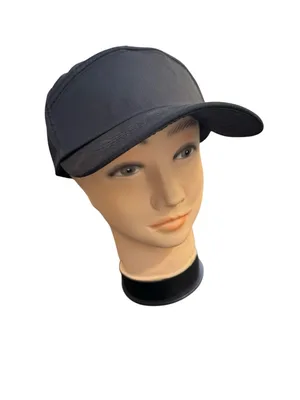 כובע מצחייה ספורטיבי שחור/לבן מבד ניילון איכותי , עמיד ומתייבש במהירות