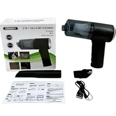 מיני שואב אבק אלחוטי נייד 2 ב-1 לרכב ולבית