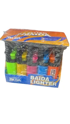 מארז 25 מצתי מטבח BAIDA איכותיים – להדלקת כיריים בעיצוב ארגונומי צבעוני