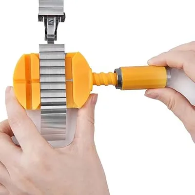 מכשיר מקצועי לקיצור רצועות שעון– כלי עבודה להוצאת פינים וכיוונון אורך השעון