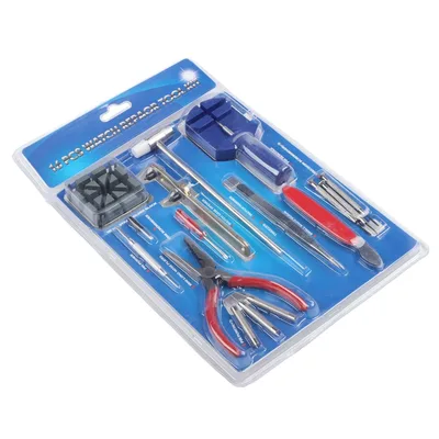 ערכה מקצועית 16 חלקים לתיקון ותחזוקת שעונים – סט כלים פרימיום