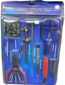ערכה מקצועית 16 חלקים לתיקון ותחזוקת שעונים – סט כלים פרימיום