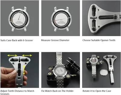 ערכה מקצועית לתיקון ותחזוקת שעונים , סט כלים פרימיום כולל פינים