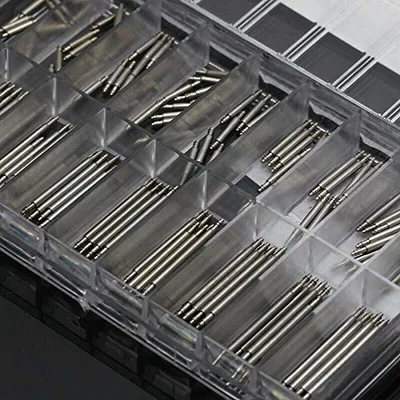 סט 360 יחידות פיני קפיץ מפלדת אל-חלד לרצועות שעון (6mm-23mm)